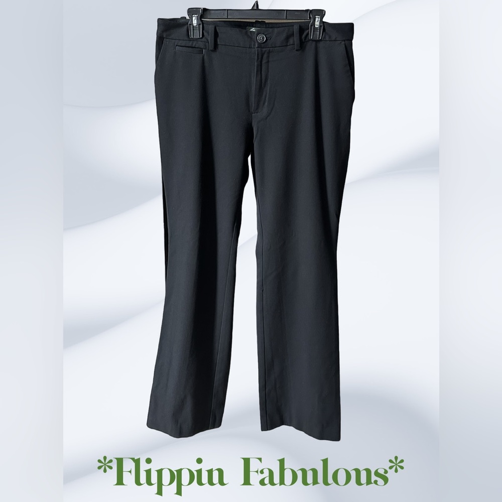 Eddie Bauer Blakely Fit Slacks Dress Pants Black Women’s size 12